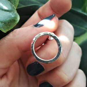 Handmade silver earrings