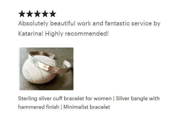Customer review - absolutely beautiful work, fantastic service